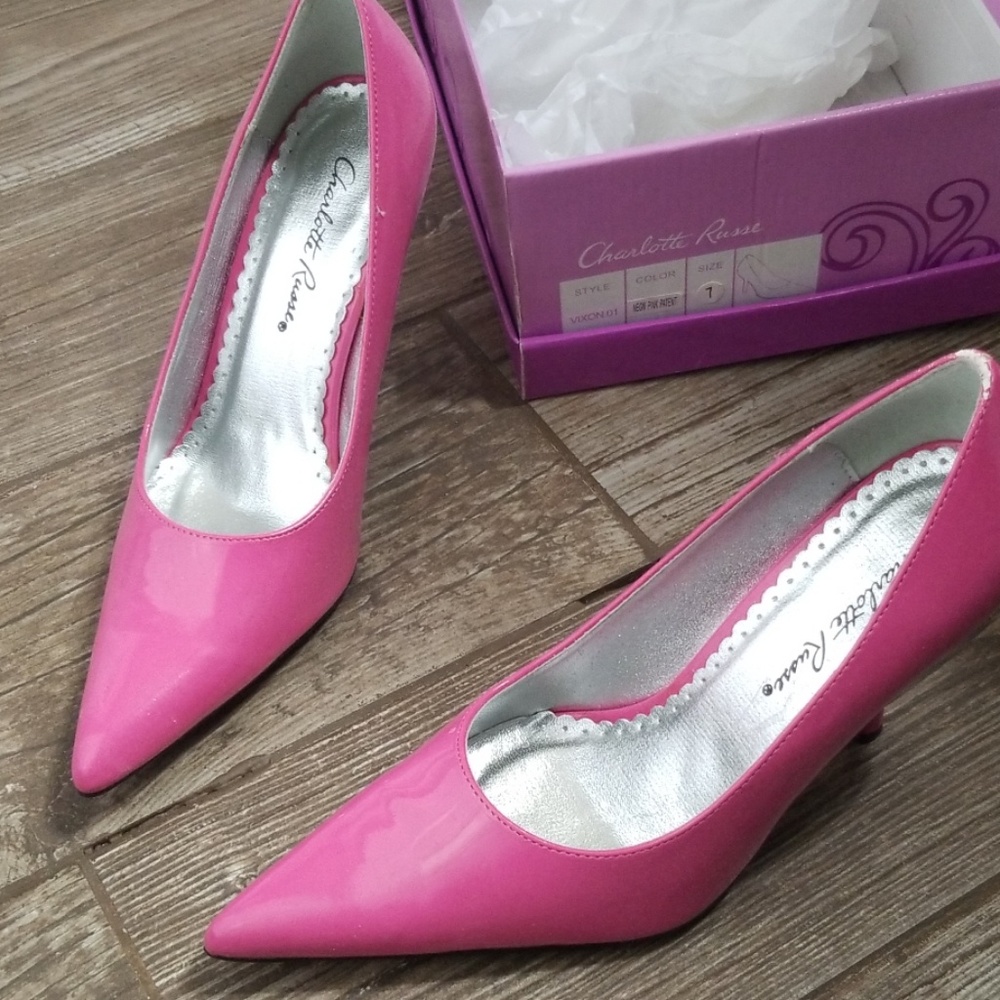Pink heels